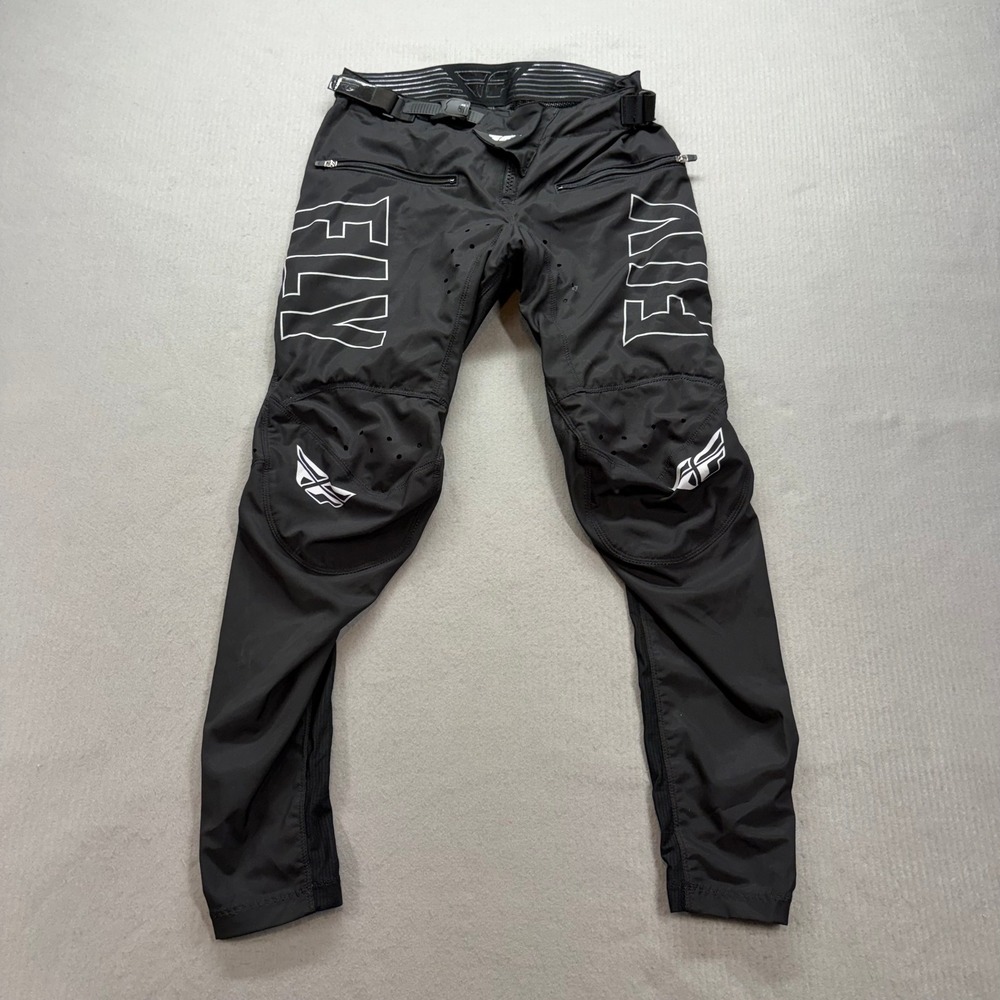 Fly Racing Radium Bicycle Pants Mens 28 Black Motocross BMX Racing Gear